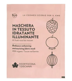 Mascarilla en tejido hidratante y luminosa