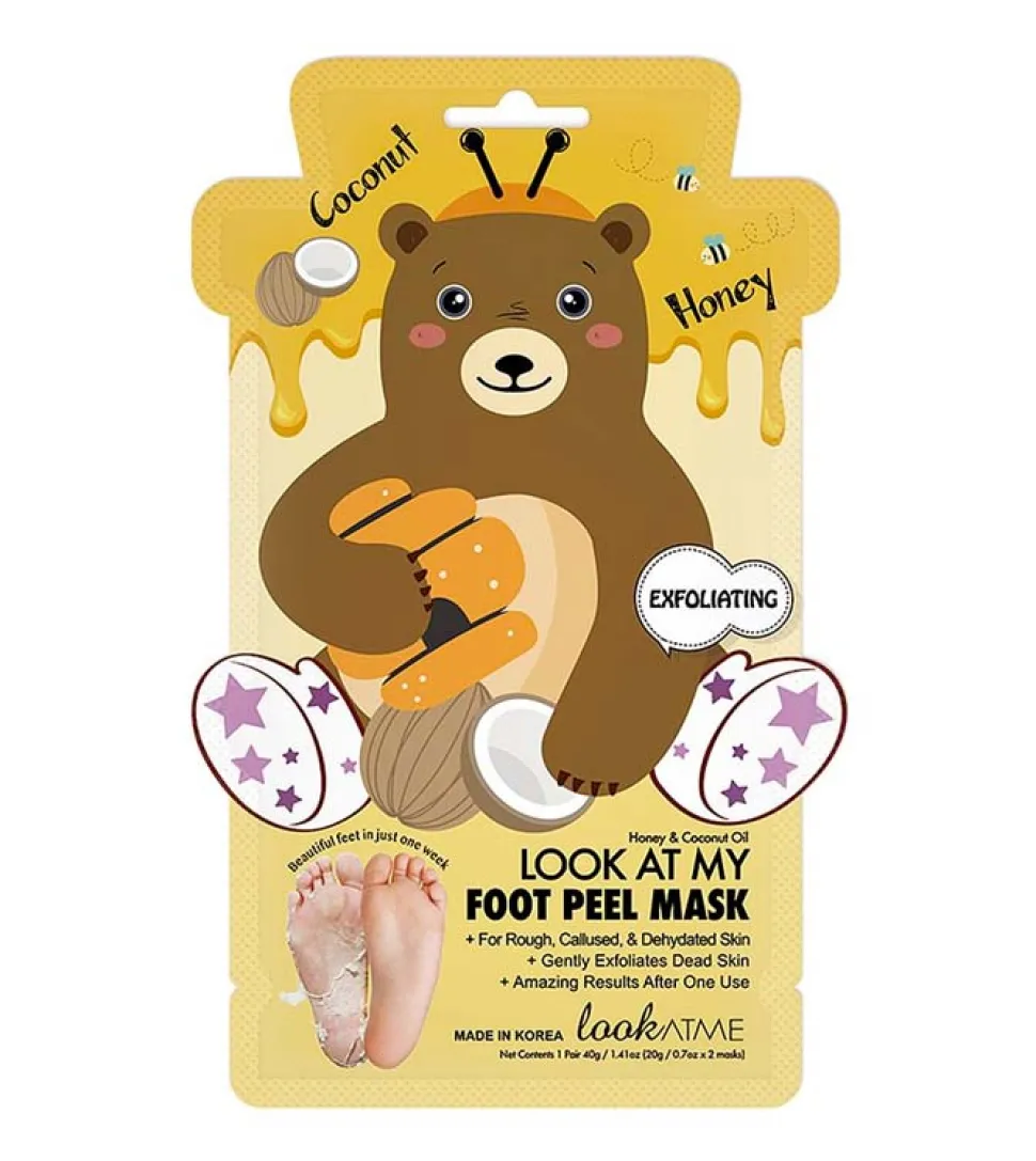 Mascarilla exfoliante para pies Look at my Foot