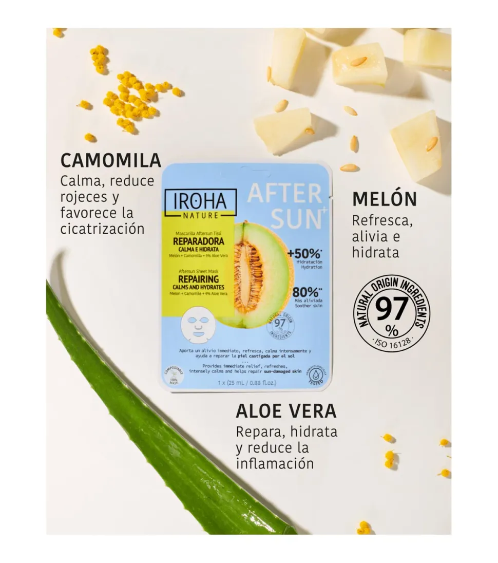 Mascarilla facial After Sun+ - Reparadora: calma e hidrata