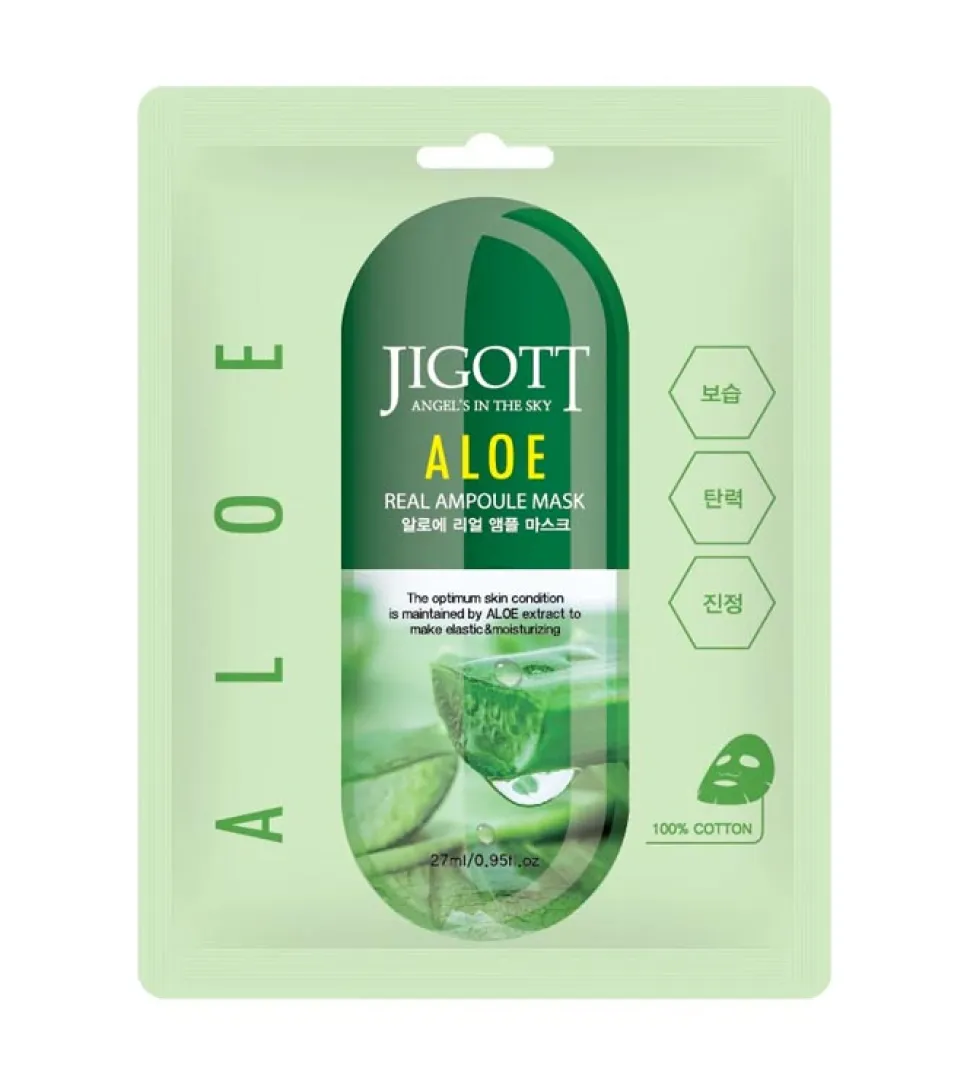 Mascarilla facial con extracto de aloe