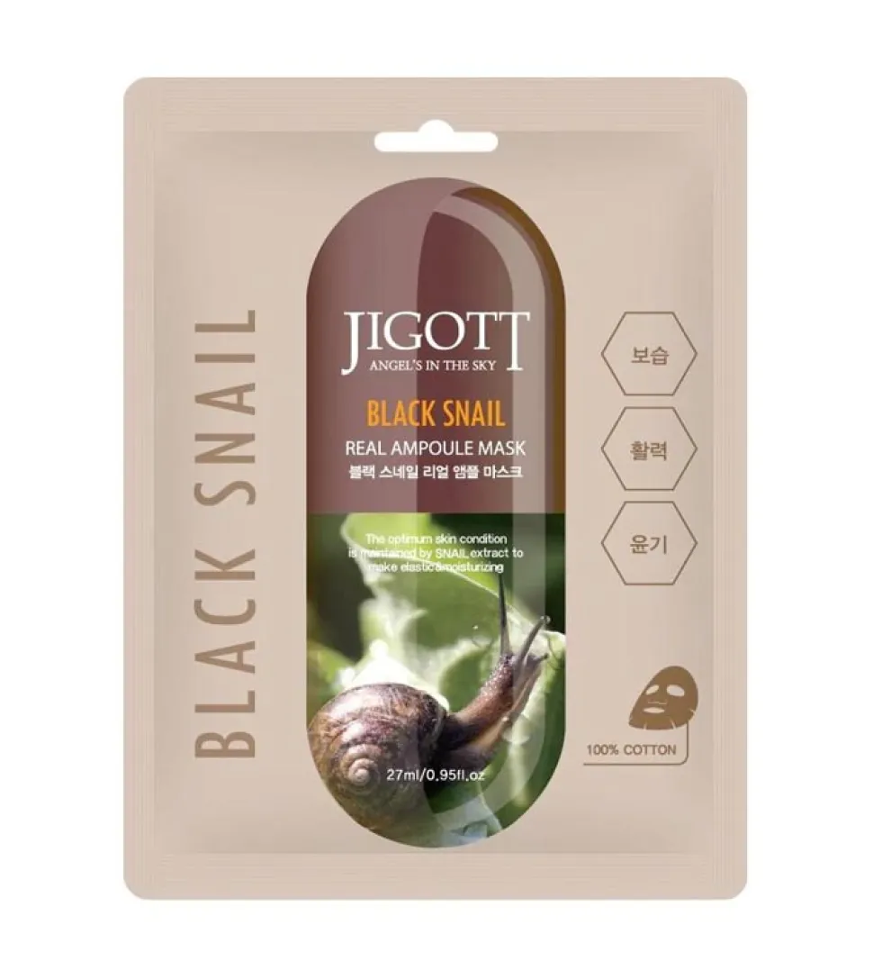Mascarilla facial con extracto de baba de caracol