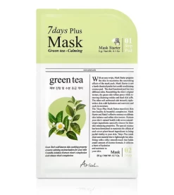 Mascarilla facial 7 Days Plus - Té verde