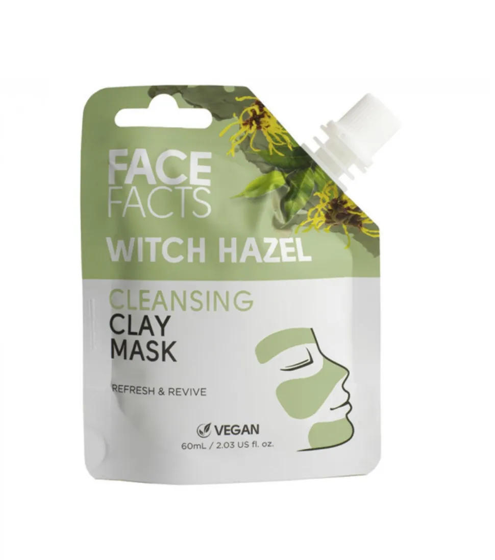 Mascarilla facial de arcilla limpiadora - Hamamelis