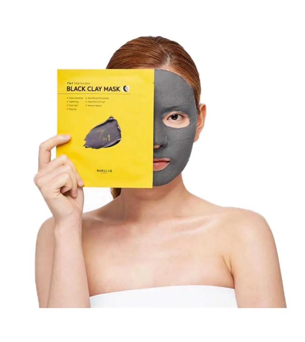 Mascarilla facial de arcilla 7 in 1 Total Solution - Black Clay