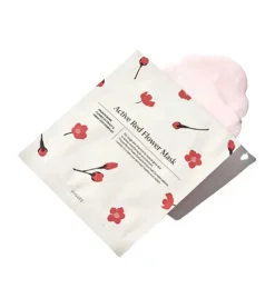 Mascarilla facial de celulosa con extracto de ciruela Active Red Flower