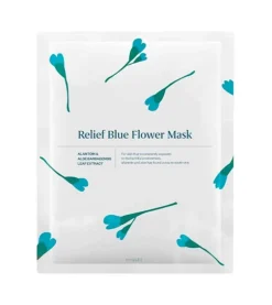Mascarilla facial de celulosa con aloe vera y alantoína Relief Blue Flower