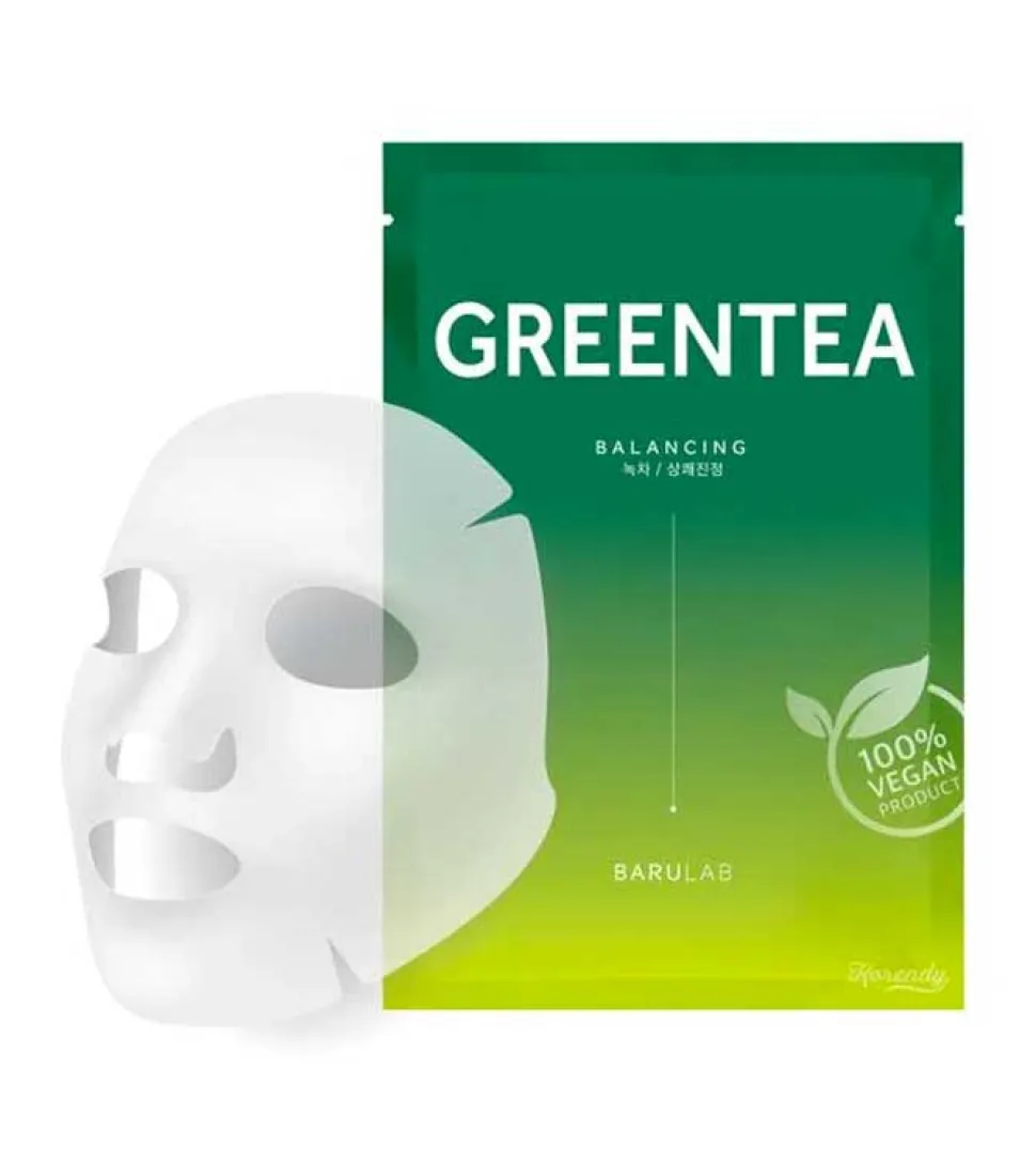 Mascarilla facial de té verde Balancing
