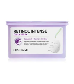 Mascarilla facial diaria con Bakuchiol + retinal + retinol - 30 unidades