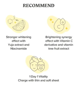 Mascarilla facial diaria Yuja C Vita - 30 uds