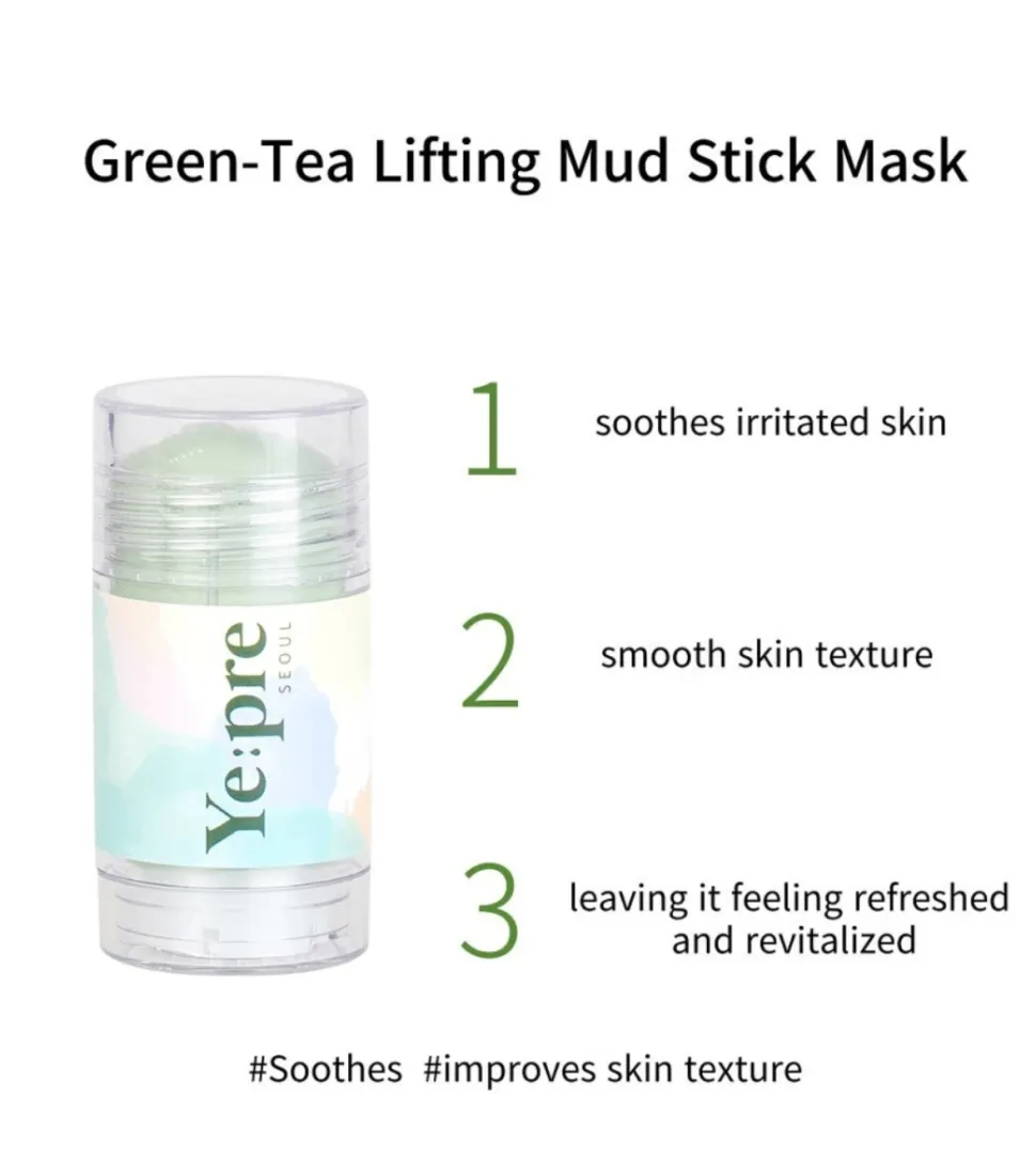 Mascarilla facial en stick Green-Tea Lifting