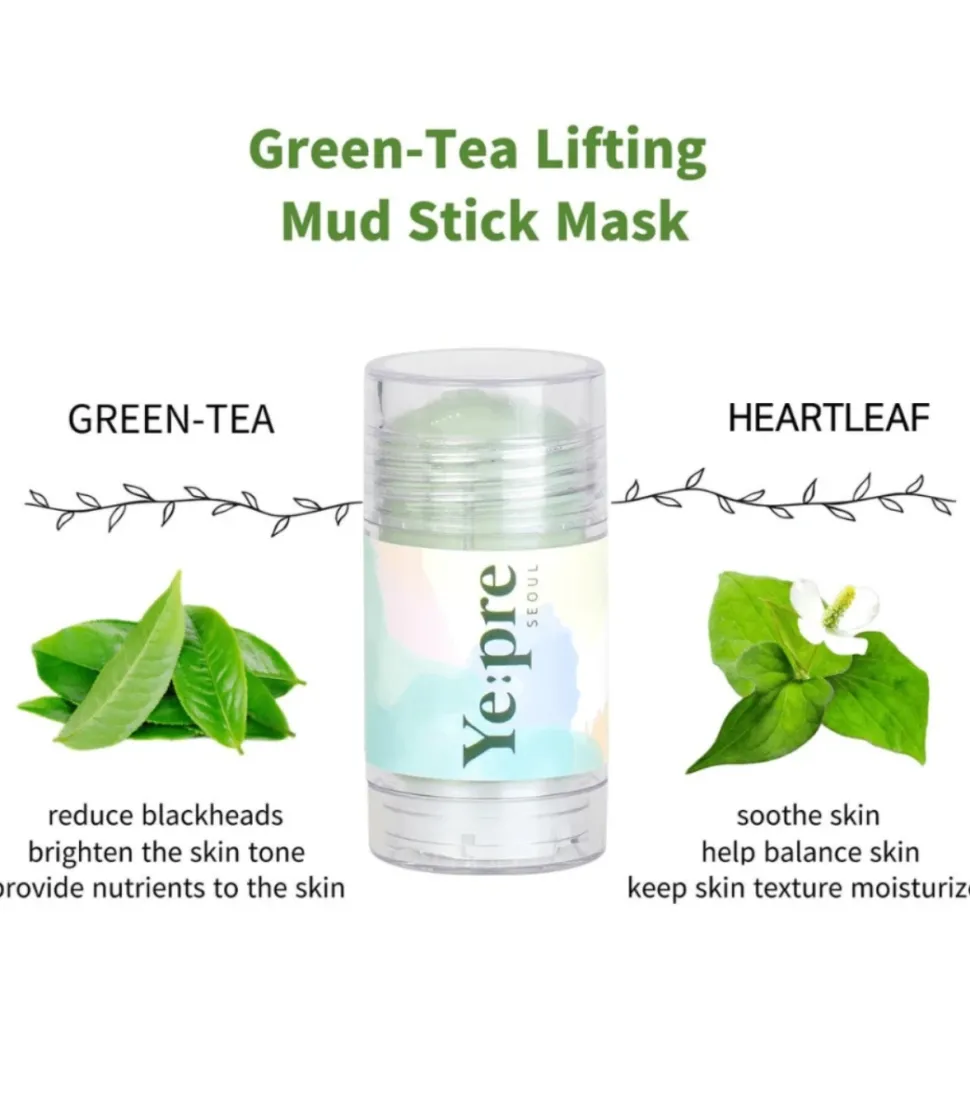 Mascarilla facial en stick Green-Tea Lifting