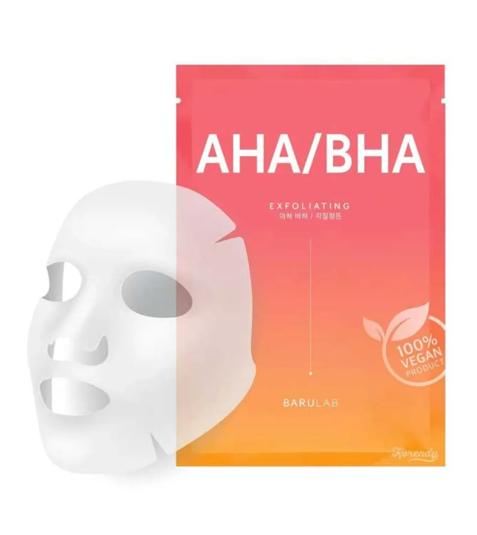 Mascarilla facial exfoliante AHA/BHA