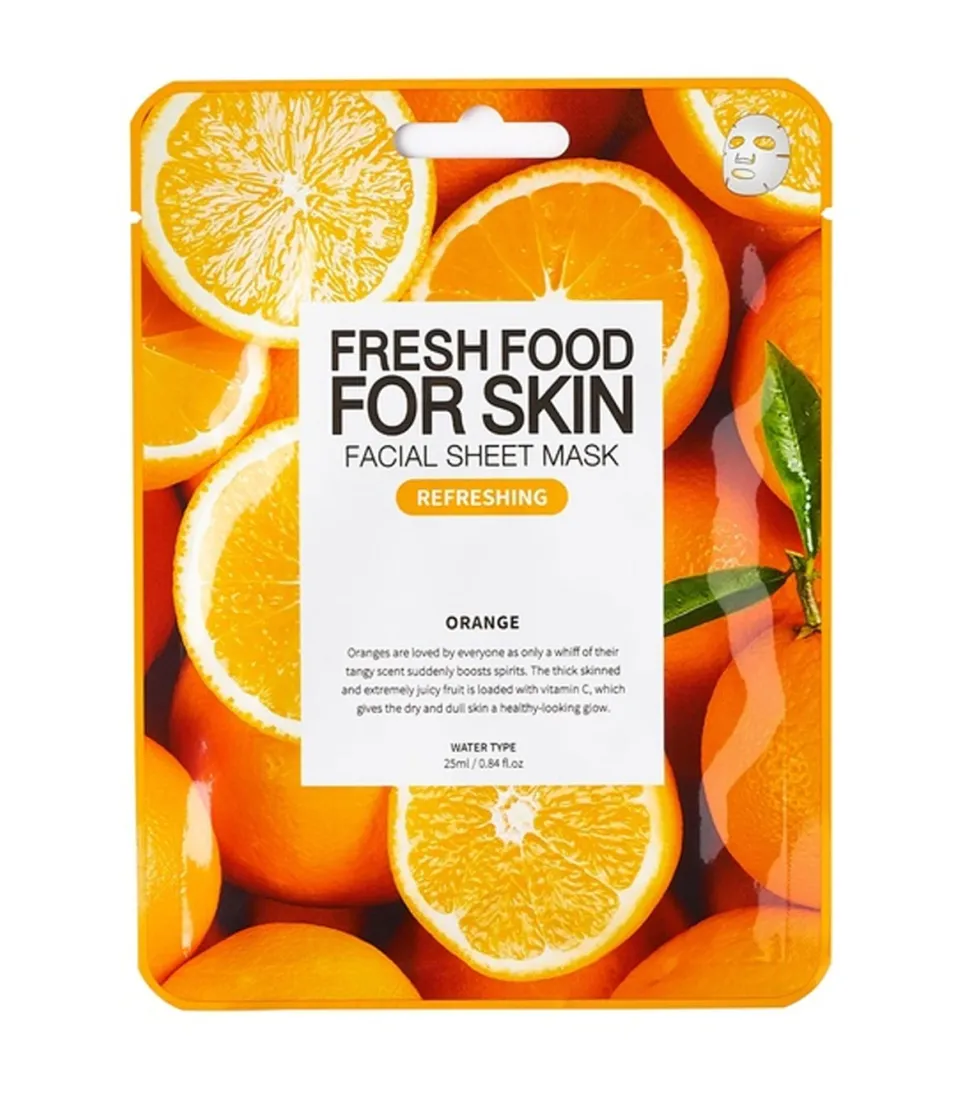 Mascarilla facial Fresh Food For Skin - Naranjas