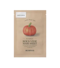 Mascarilla facial hidratante con extracto de calabaza