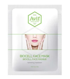 Mascarilla facial hidratante de bio-celulosa