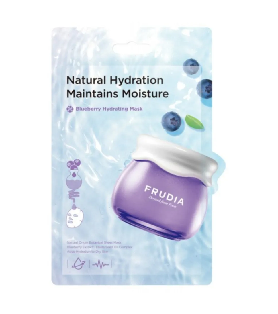Mascarilla facial hidratante - Arándanos
