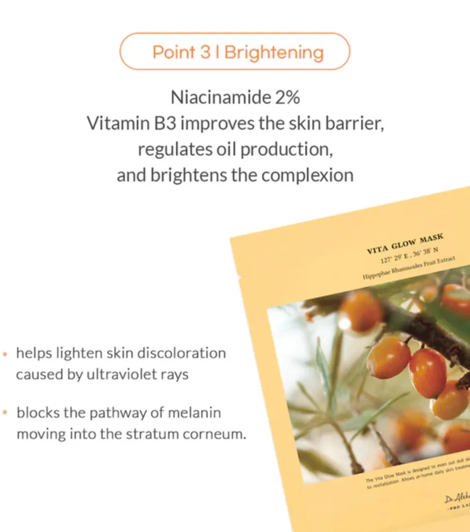 Mascarilla facial iluminadora Vita Glow