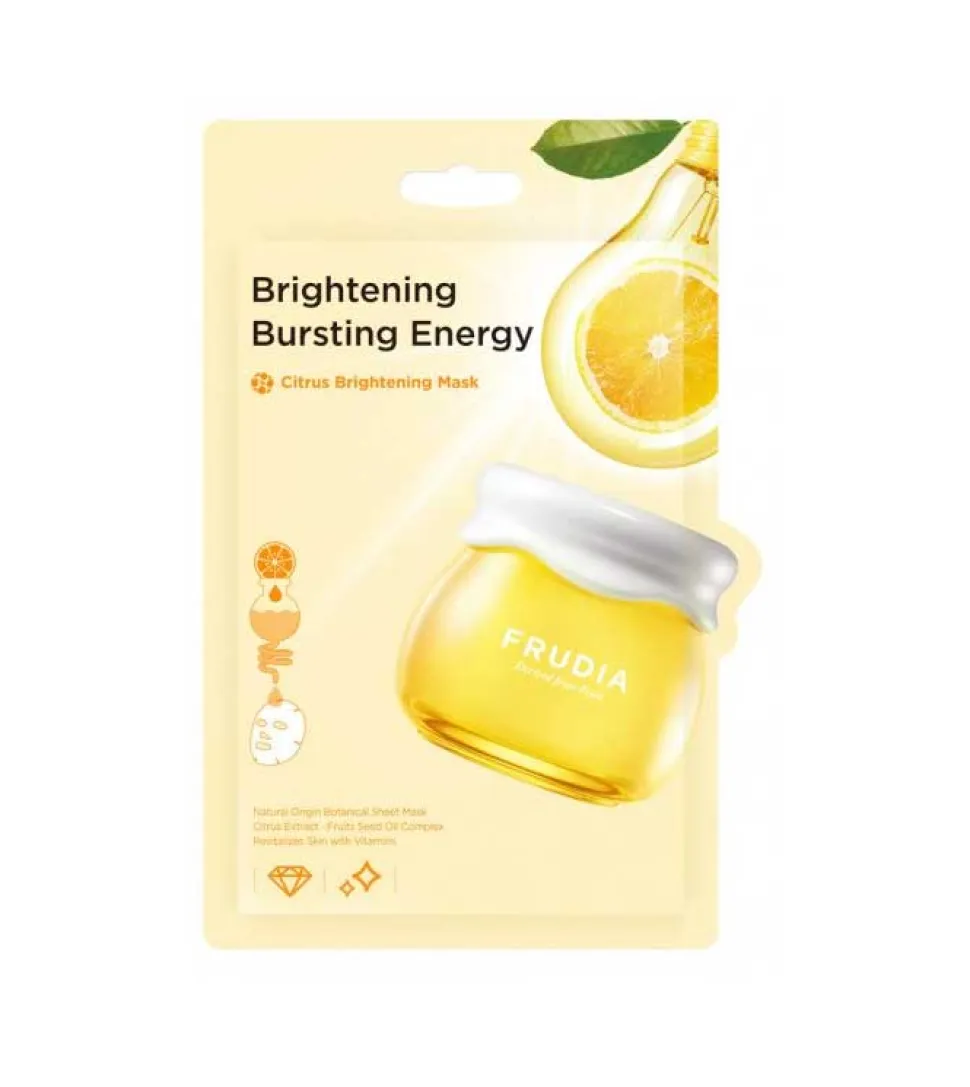 Mascarilla facial iluminadora y energizante - Cítricos