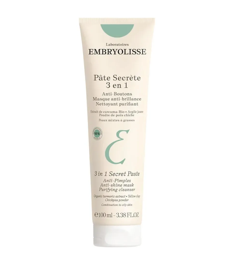 Mascarilla facial matificante para pieles mixtas a grasas con extracto de Cúrcuma