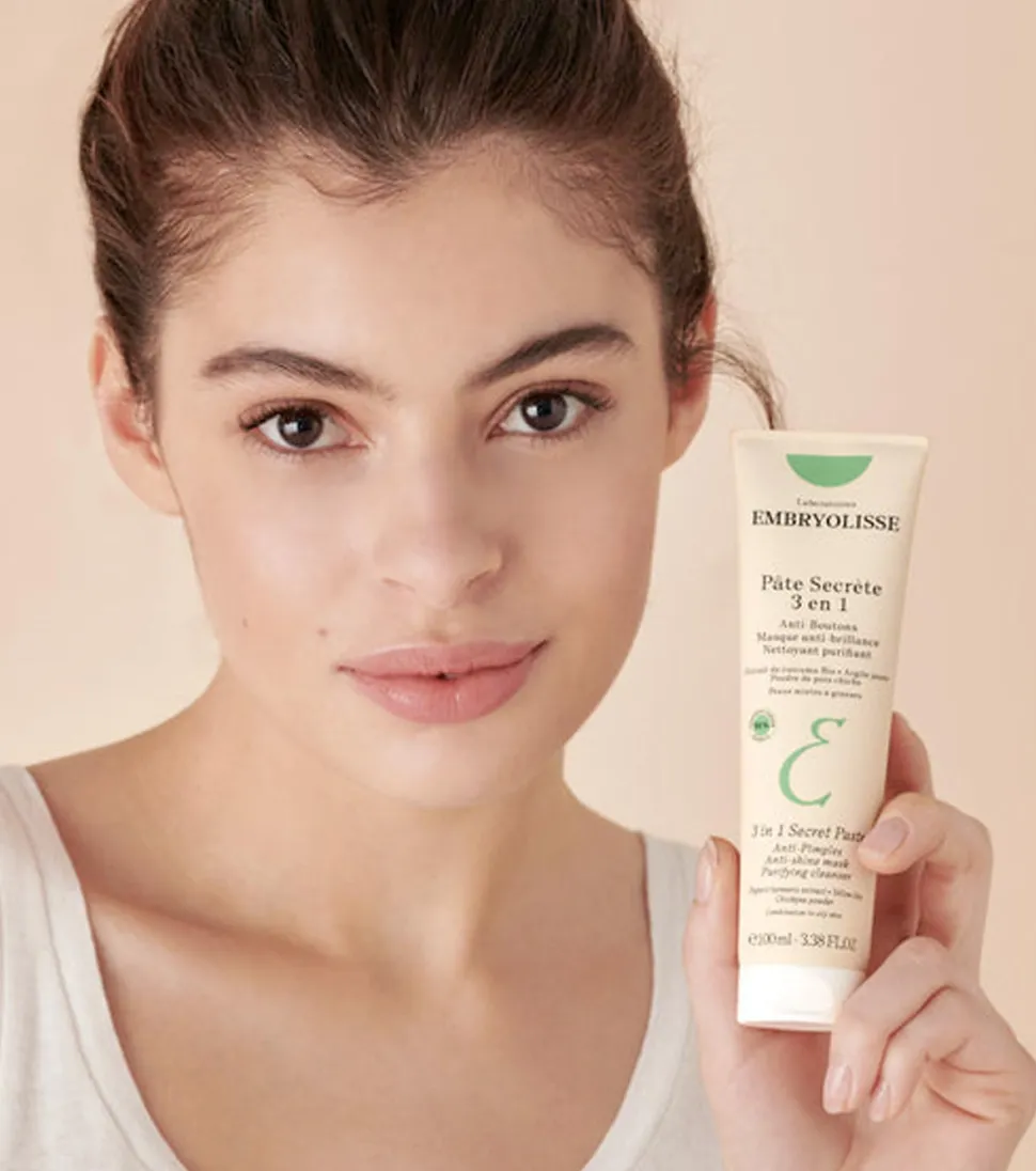 Mascarilla facial matificante para pieles mixtas a grasas con extracto de Cúrcuma