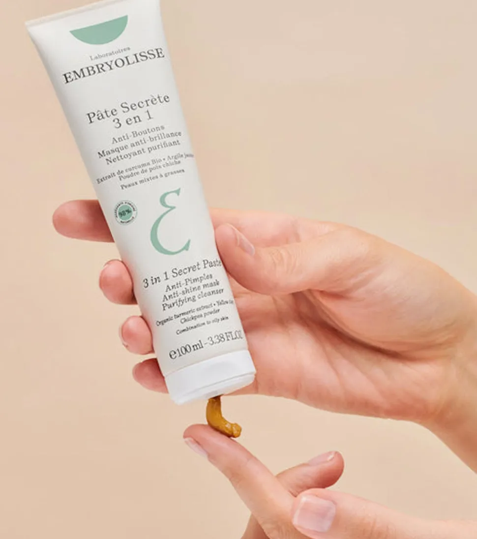 Mascarilla facial matificante para pieles mixtas a grasas con extracto de Cúrcuma
