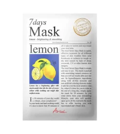 Mascarilla facial revitalizante 7 Days - Limón