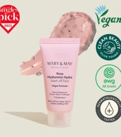Mascarilla facial Rose Hyaluronic Hydra Wash off