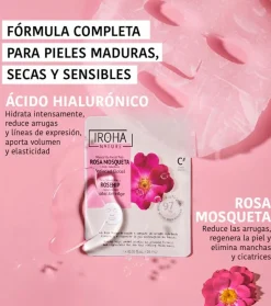 Mascarilla facial Tisú Antiedad Global - Rosa Mosqueta