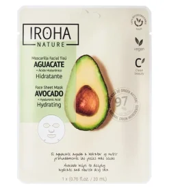 Mascarilla facial Tisú hidratante - Aguacate