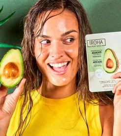 Mascarilla facial Tisú hidratante - Aguacate