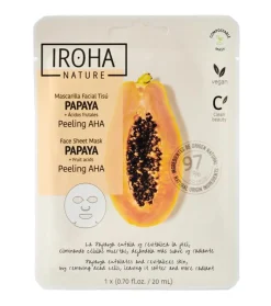 Mascarilla facial Tisú Peeling AHA - Papaya