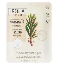 Mascarilla facial Tisú purificante - Árbol del Té