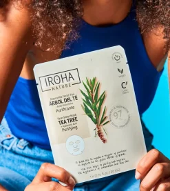 Mascarilla facial Tisú purificante - Árbol del Té
