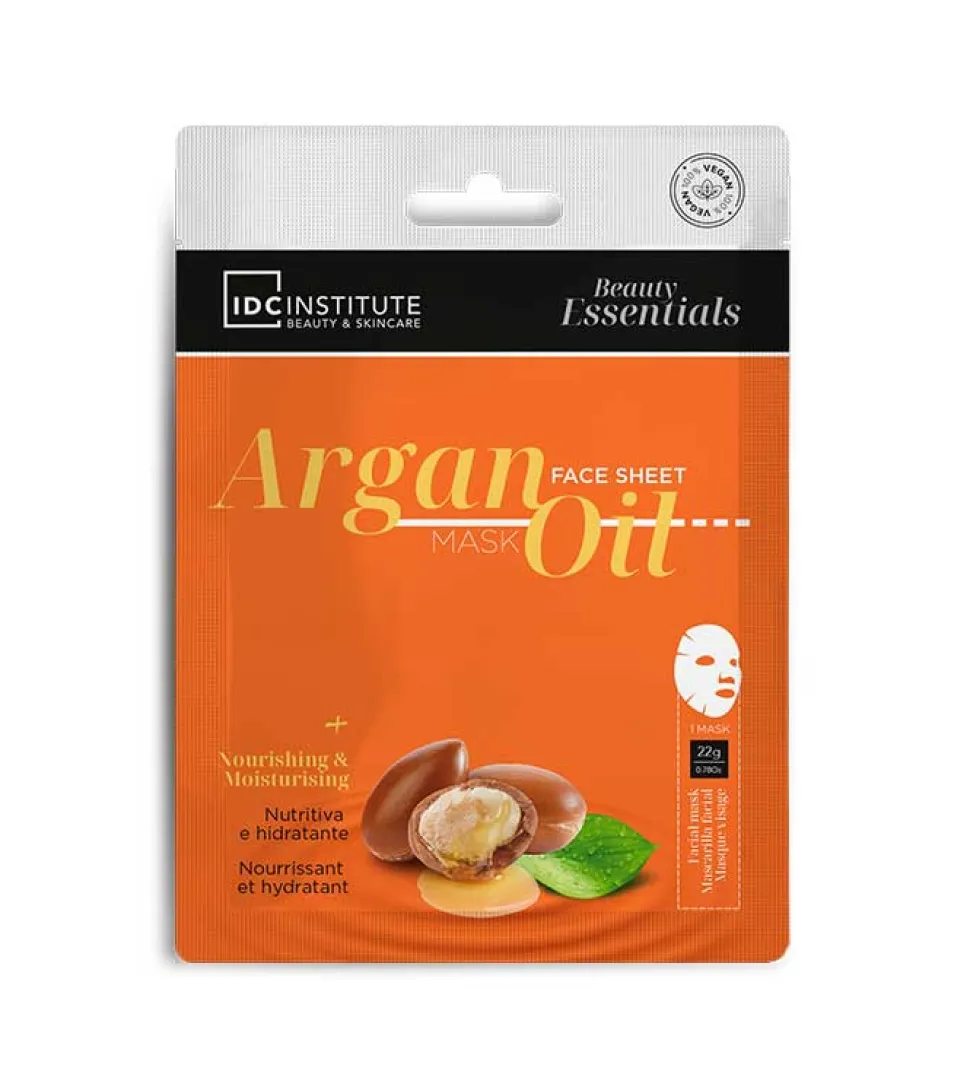 Mascarilla facial ultrafina - Aceite de argán