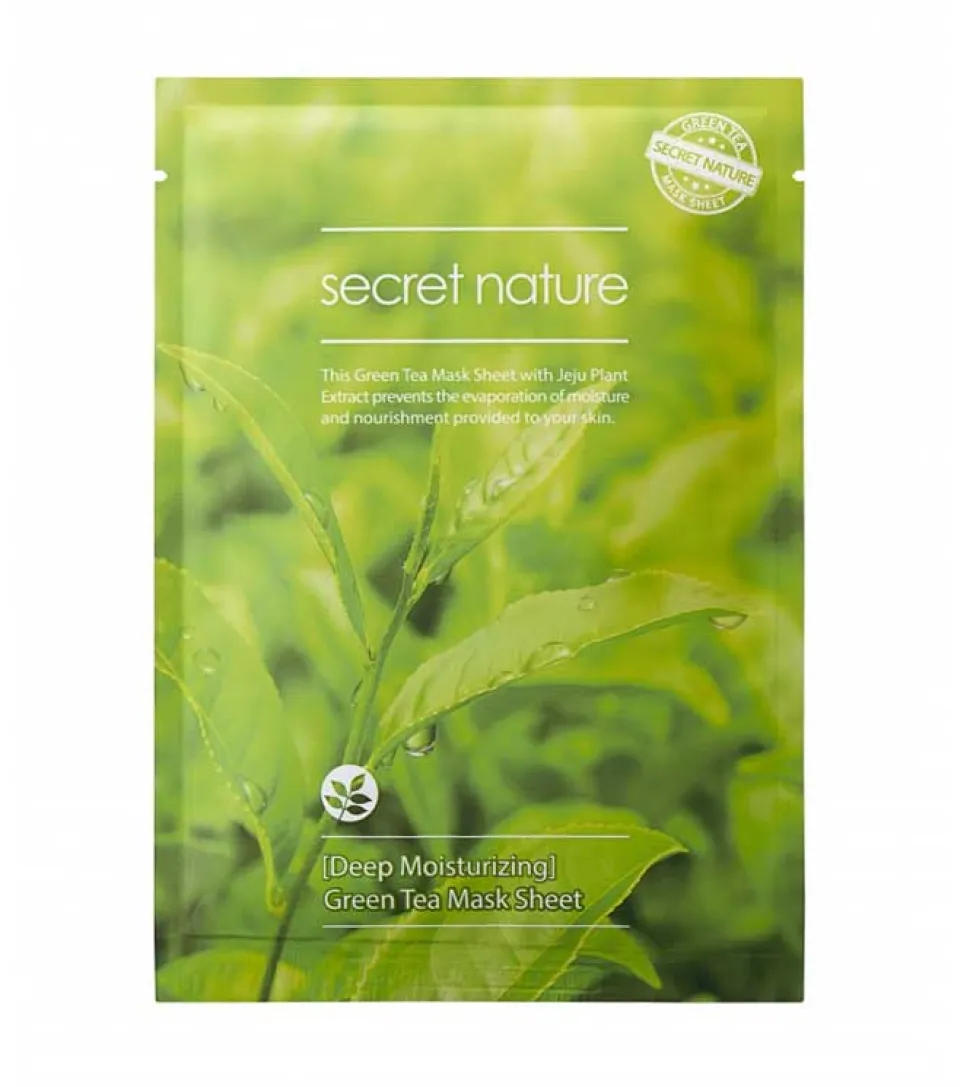 Mascarilla hidratante de té verde