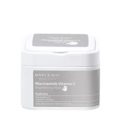 Mascarilla iluminadora con niacinamida y vitamina C - 30ea