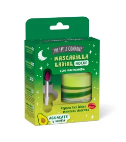 Mascarilla labial de noche con niacinamida - Aguacate y vainilla