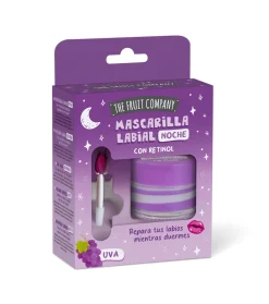 Mascarilla labial de noche con retinol - Uva
