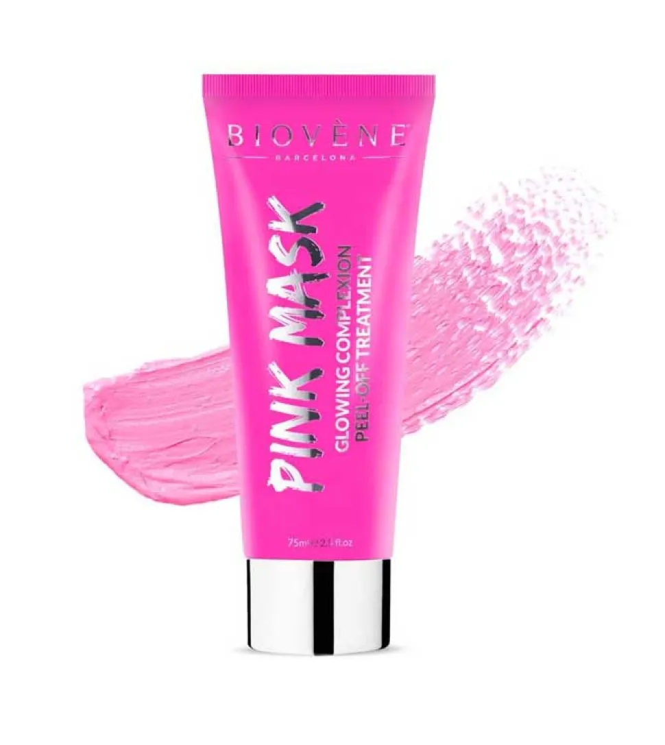 Mascarilla peel-off con carbón Glowing Complexion Pink Mask