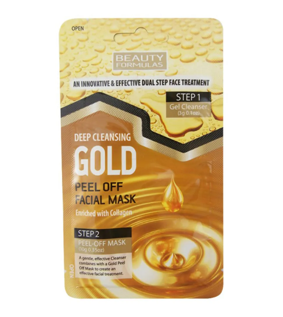 Mascarilla peel-off para limpieza profunda - Gold