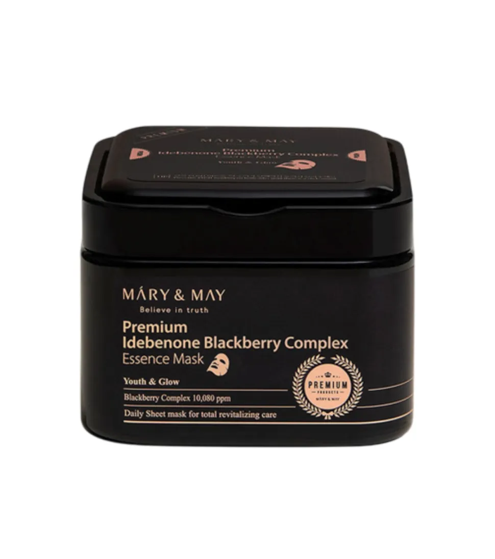 Mascarilla Premium Idebenone Blackberry Complex Essence - 20ea