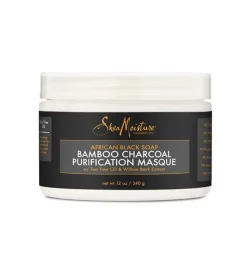 Mascarilla purificante - jabón negro africano y carbón de bambú