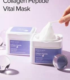 Mascarilla rejuvenedora con colágeno y péptidos - 30ea