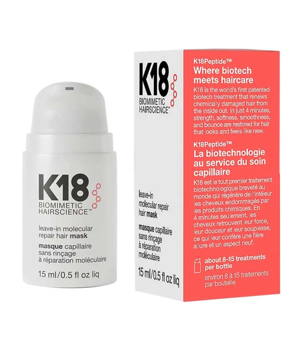 Mascarilla reparadora sin aclarado Leave-In Molecular Repair - 15ml