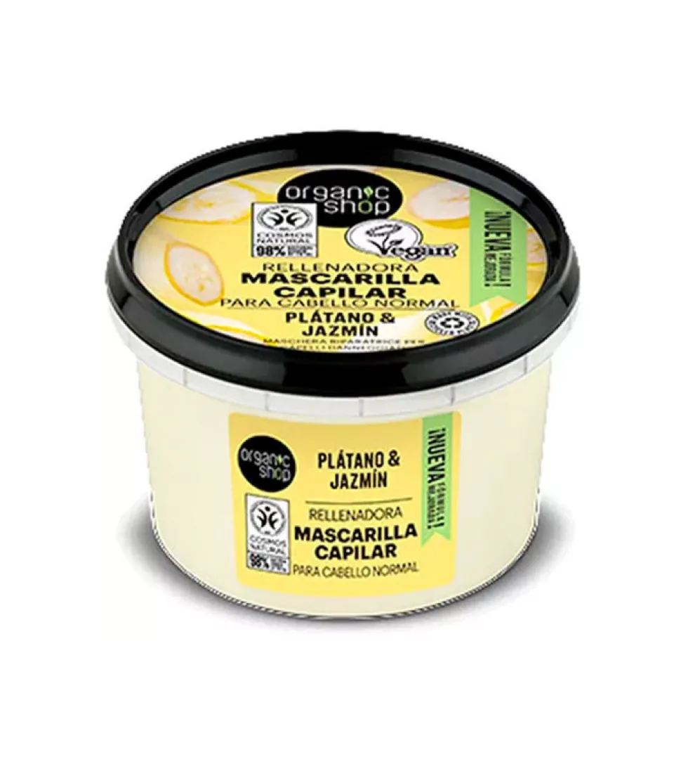Mascarilla tonificante y rellenadora - Plátano y Jazmín