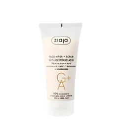 Mascarilla y exfoliante facial con ácido glicólico
