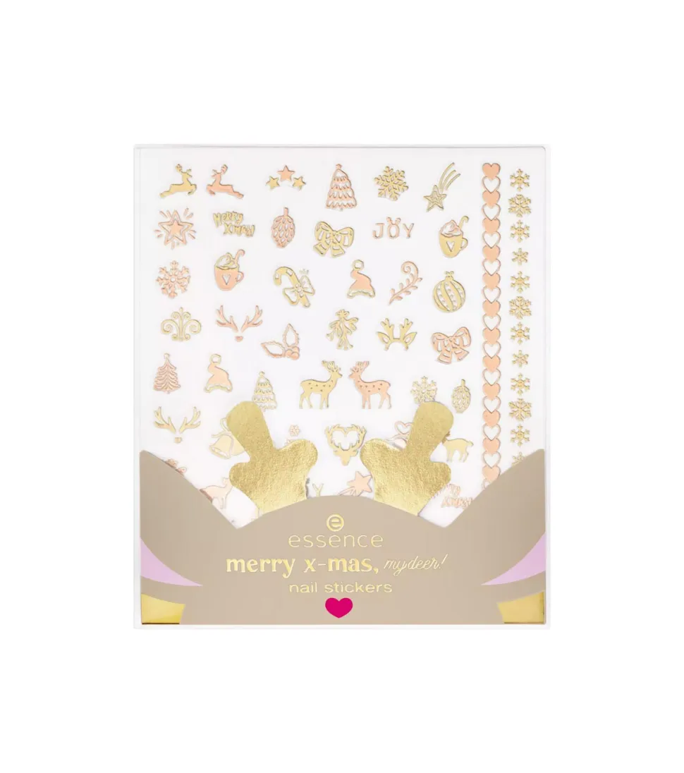 *merry x-mas, my deer!* - Pegatinas para manicura - 01: Wish You Were Deer, Rudolph!