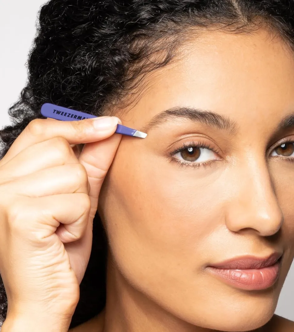 Mini Pinza Slant Tweezer - Lila