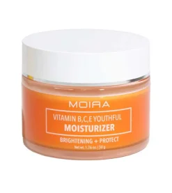 Moira - Crema iluminadora Moisturizer - Vitaminas B, C y E