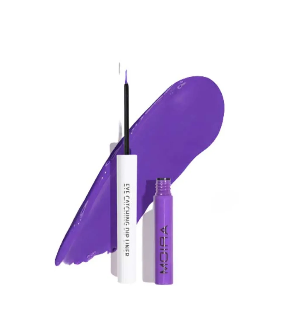 Moira - Delineador de ojos waterproof Eye catching Dip Liner - 05: Purple